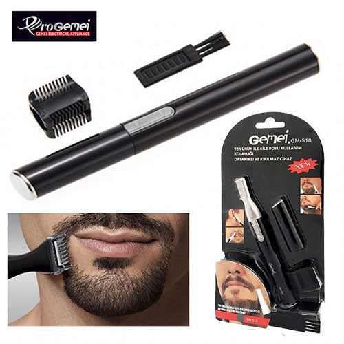 GEMEI GM-518 EAR NOSE AND FACIAL HAIR TRIMMER