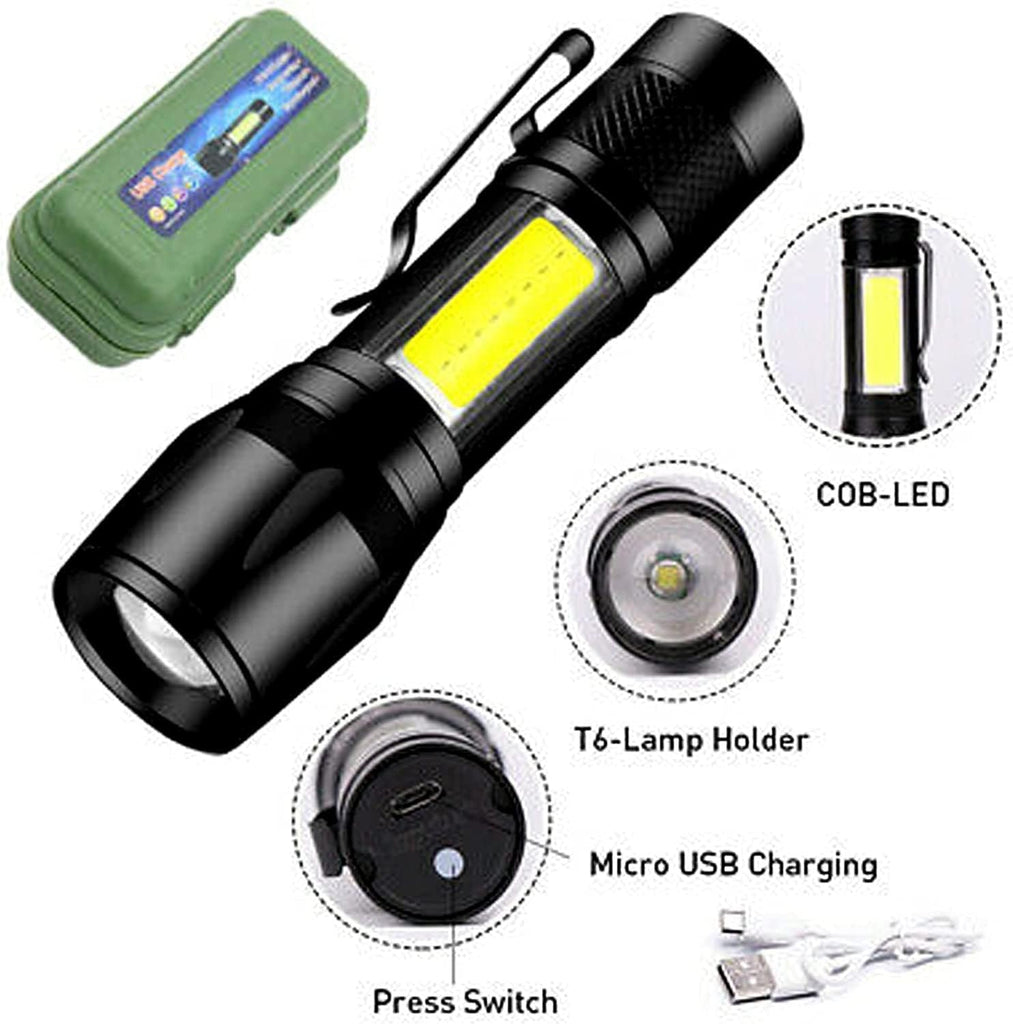 Mini LED Rechargeable Flashlight