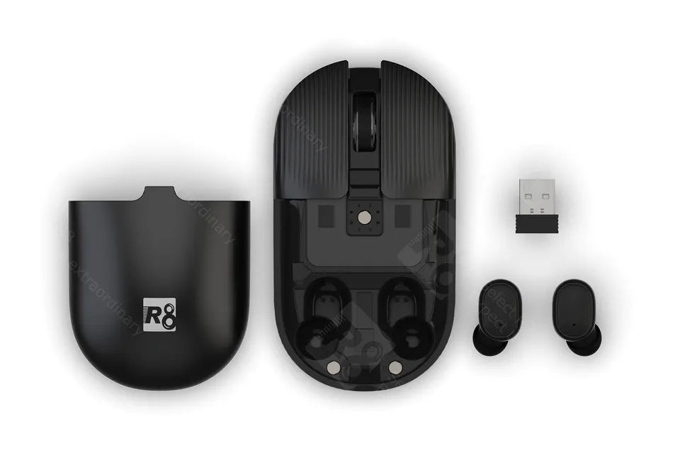 New - Waterproof Earphone 2021 Bluetooth Headset 2 In 1 Multifunction Wireless Mouse