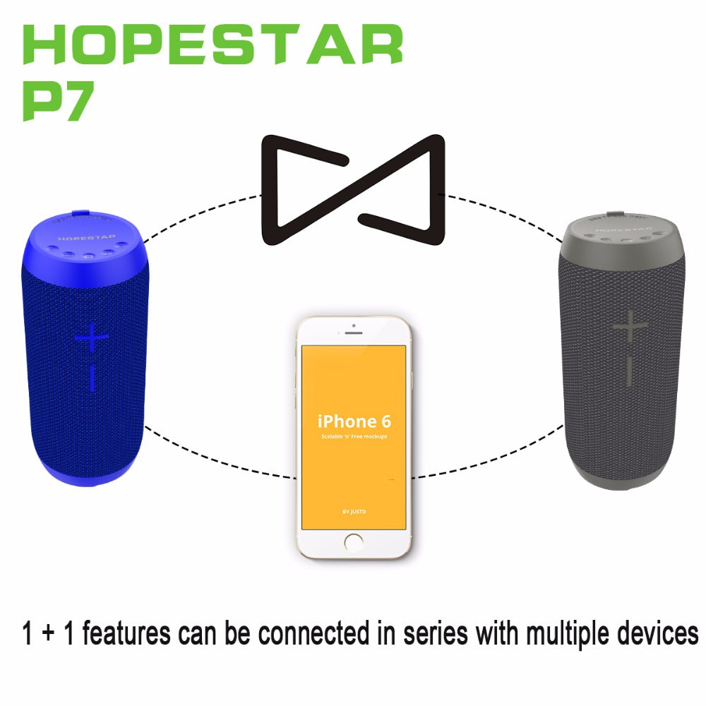 HOPESTAR IPX6 Portable Wireless Bluetooth Speaker
