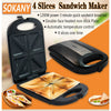 SOKANY 4 Slice Sandwich Maker