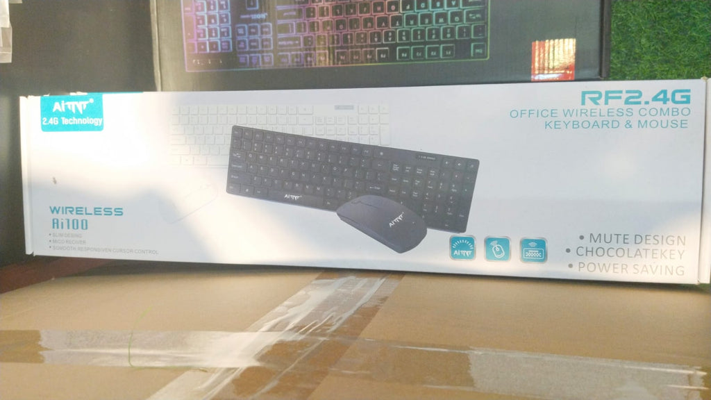 Wireless Keyboard + Wireless Mouse, AITNT, AI100