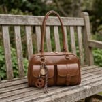 Classic Utility Shoulder Bag-Warm Chestnut