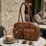 Classic Utility Shoulder Bag-Warm Chestnut - Image 2