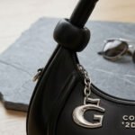 Luna Crescent Hobo Bag-Midnight Black - Image 3