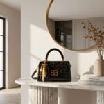 Signature Leopard-Print Mini Satchel-Black Leopard - Image 3