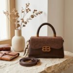 Signature Leopard-Print Mini Satchel-Espresso Leopard