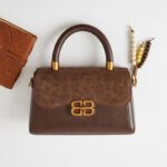 Signature Leopard-Print Mini Satchel-Espresso Leopard - Image 2
