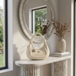 Luna Crescent Hobo Bag-Creamy Ivory
