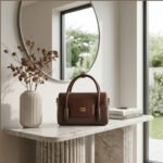 Modern Structured Mini Tote-Rich Espresso