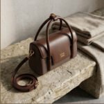 Modern Structured Mini Tote-Rich Espresso - Image 3