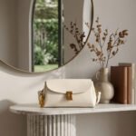 Minimalist Charm Saddle Bag-Creamy Ivory - Image 2
