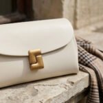 Minimalist Charm Saddle Bag-Creamy Ivory - Image 3