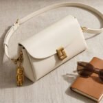 Minimalist Charm Saddle Bag-Creamy Ivory