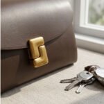 Minimalist Charm Saddle Bag-Warm Espresso - Image 2