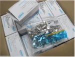 AMP RJ45 CAT5E Crystal head copper 100pcs Silver - Image 4