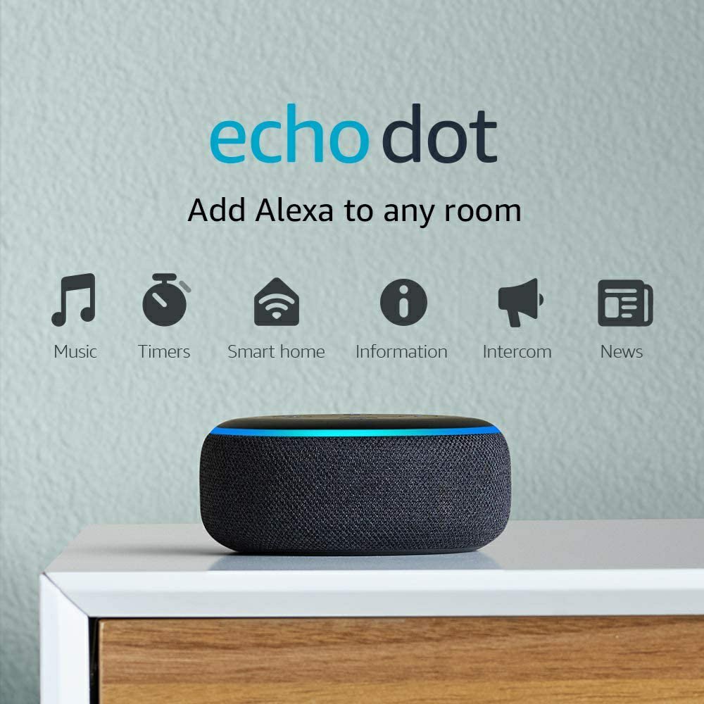 101202.jpg Amazon Echo Dot (3rd Gen) - Smart Speaker with Alexa - Image 1