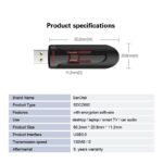 SanDisk Cruzer Glide™ 3.0 USB Flash Drive SDCZ600 - 32GB - Image 5