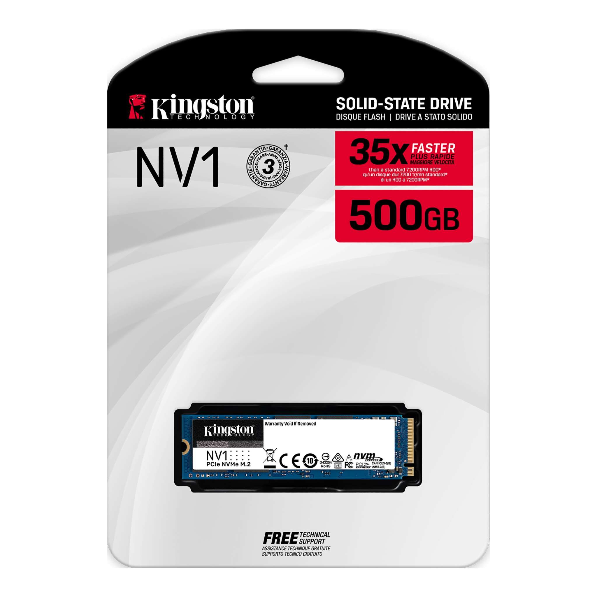 102181.jpg Kingston NV1 NVMe PCle SSD - 500GB - Image 1