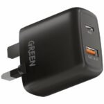 Green Lion Dual USB Port Wall Charger 20W PD+QC3.0  – GNC20WWCBK - Image 2
