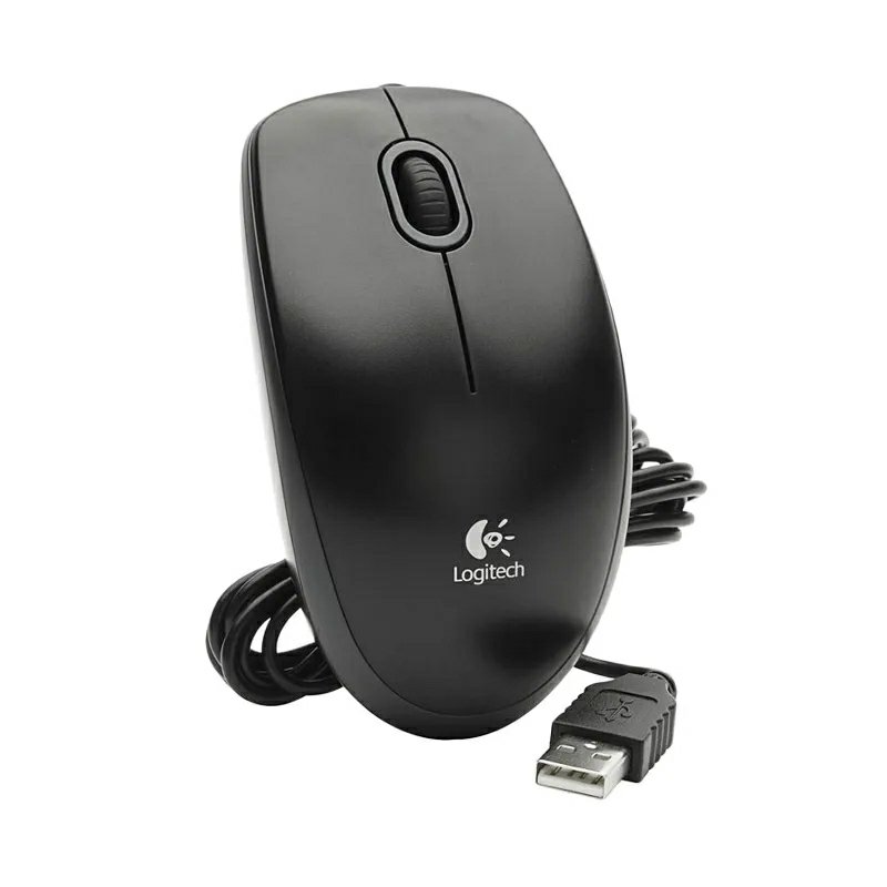 104574.jpg LOGITECH B100 USB Wired Mouse - Image 1