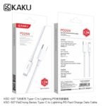 KAKU KSC-507 PD25W TYPE C CHARGING CABLE OUT LIGHTNING - Image 3