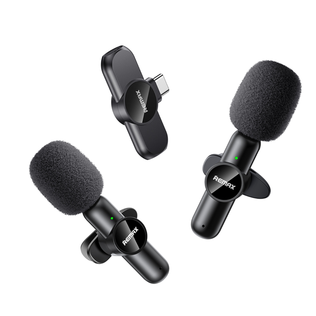 2-14.jpg REMAX One-To-Two Live-Stream Wireless Microphone K10 - Image 1