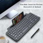 2.4G Wireless Bluetooth Keyboard with Number Touchpad Mouse Card Slot Numeric Keypad - Image 3