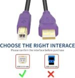 1.5M 2.0 USB Printer CABLE shieiding64 copper OD5.5 - Image 3
