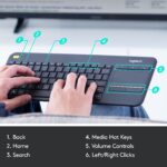 Logitech K400 Plus Wireless Touch With Easy Media Control and Built-in Touchpad - Image 6