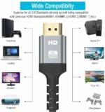 3M HDMI 2.0v 4K 2160P shielding108 copper Metal head - Image 3