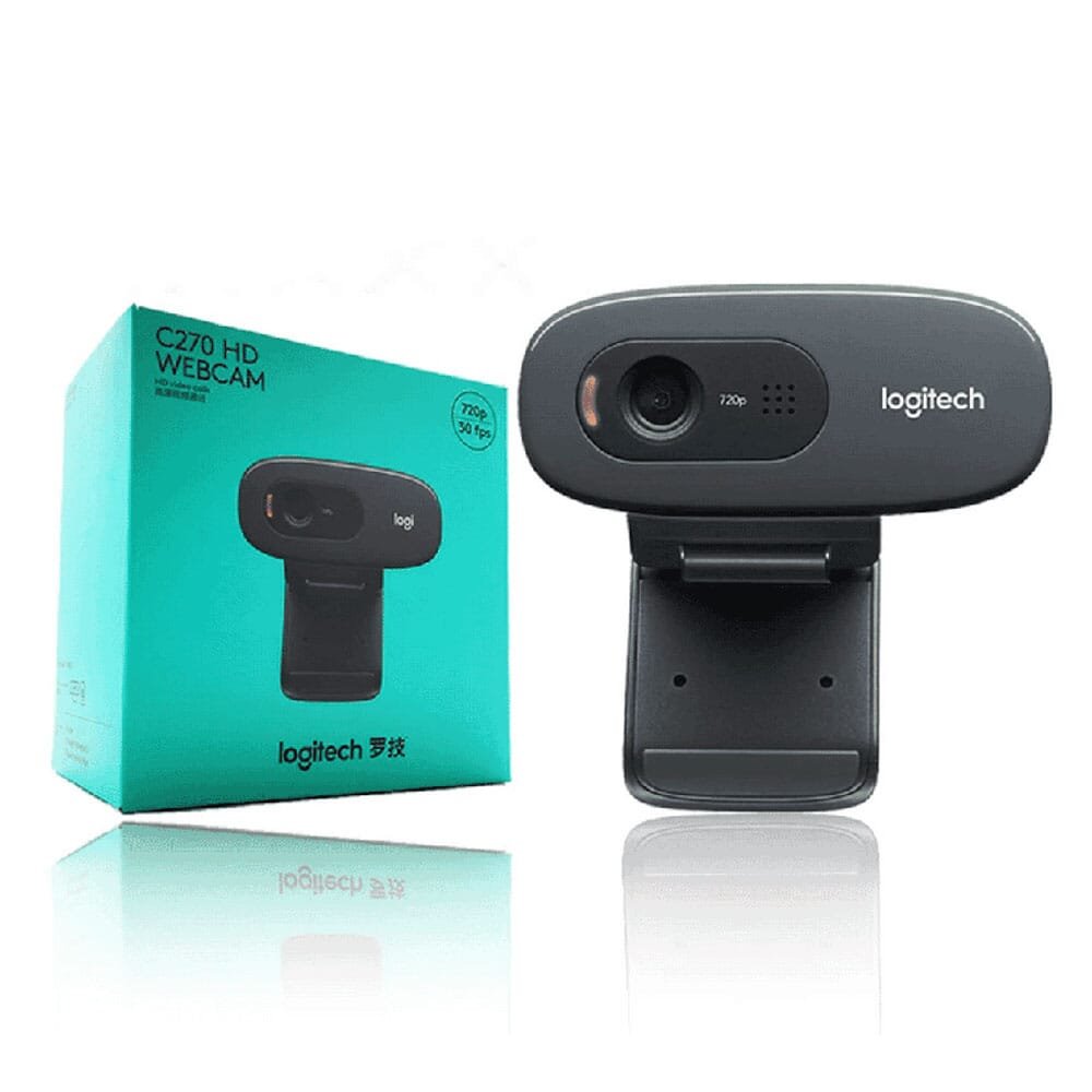 a58f9e5e06ef674f625207ca6a46f18b-1.jpg Logitech C270 webcam laptop desktop web camera - Image 1