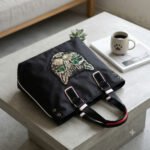 Whimsical Cat Embellished Tote - Image 2