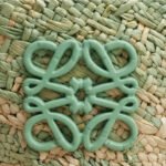 Mint Woven Signature Basket Bag-Mint Green and Natural Straw - Image 3