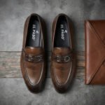 El Paso Gancini-Inspired Ornament Loafers-Burnished Dark Brown - Image 3
