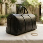 Embossed Monogram Travel Duffel