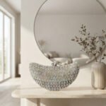 Crescent Moon Crystal Gala Clutch-Silver/Clear Crystal - Image 3