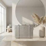 Metallic Trunk Box Clutch-Silver - Image 2