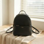 Essential Minimalist Daily Backpack-Classic Black - Image 2