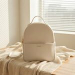 Essential Minimalist Daily Backpack-Pristine White - Image 3