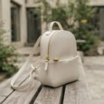 Essential Minimalist Daily Backpack-Pristine White