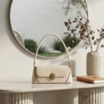 Vintage-Inspired Medallion Shoulder Bag-Creamy Ivory - Image 3