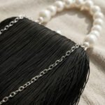 Spherical Pearl-Lustre Evening Clutch-Iridescent Champagne - Image 2