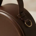 Structured Round Top-Handle Bag-Deep Espresso Brown - Image 2