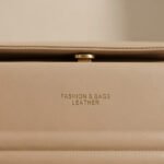 Structured Minimalist Shoulder Bag-Warm Beige - Image 2