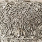 Regal Crystal Crown Evening Clutch-Silver/Crystal - Image 2