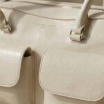 Utility Chic Satchel-Cream - Image 2