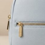 Pastel Mini Backpack-Soft Baby Blue - Image 3