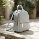 Pastel Mini Backpack-Soft Baby Blue