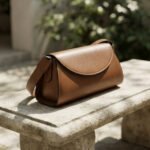 Minimalist Envelope Clutch-Warm Tan - Image 3
